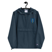8th Infantry Division Navy Champion packable jacket with a detailed embroidered logo.