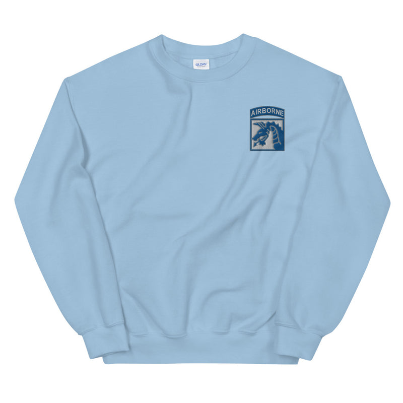 XVIII Airborne Corps Unisex Sweatshirt - Light Blue