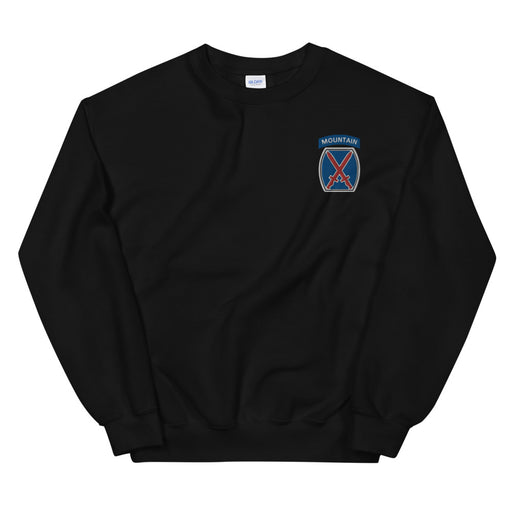 10th Mountain Division Unisex Sweatshirt - Black