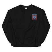 82nd Airborne Unisex Sweatshirt - Black