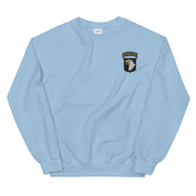 101st Airborne Unisex Sweatshirt - Light Blue