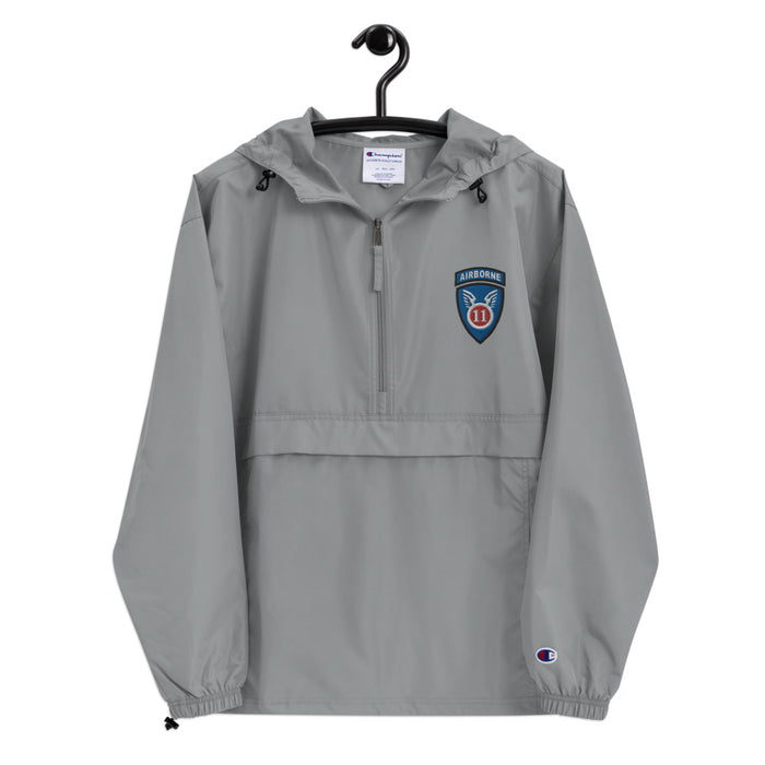 11th Airborne Division Embroidered Champion Packable Jacket