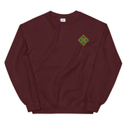 4th Infantry Division Unisex Sweatshirt - Maroon