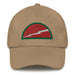 A khaki colored 78th Infantry Division Hat with the logo on the front.  The hat has a curved visor and an adjustable strap at the back.