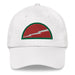 A white 78th Infantry Division Hat with the logo on the front.  The hat has a curved visor and an adjustable strap at the back.