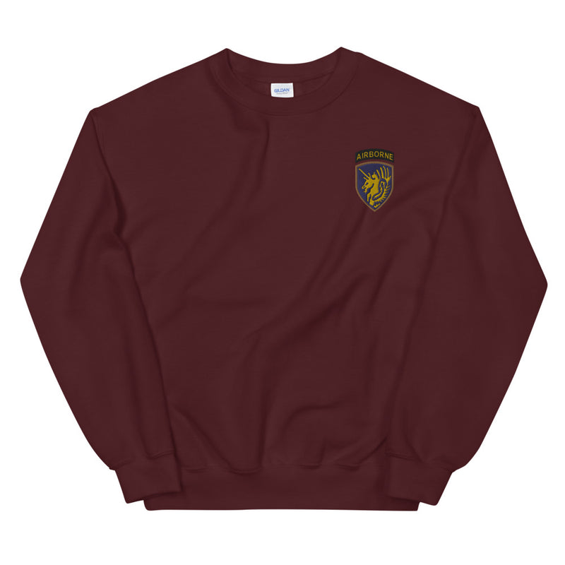 13th Airborne Division Unisex Sweatshirt - Maroon