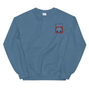 82nd Airborne Unisex Sweatshirt - Indigo Blue