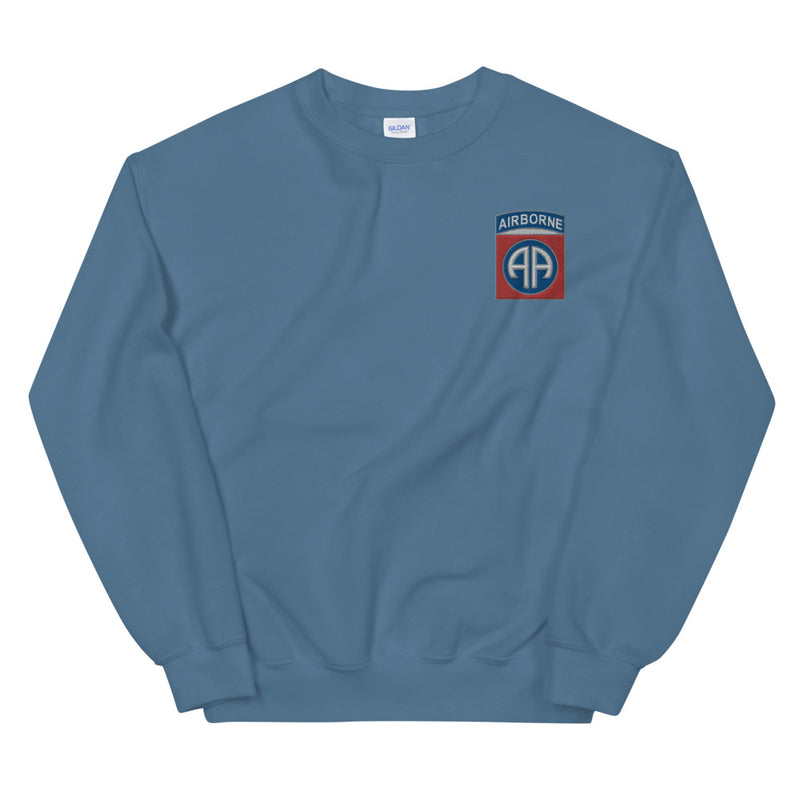 82nd Airborne Unisex Sweatshirt - Indigo Blue