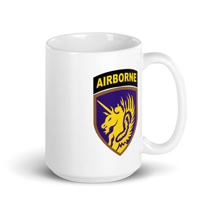 White Glossy Mug - 13th Airborne Division