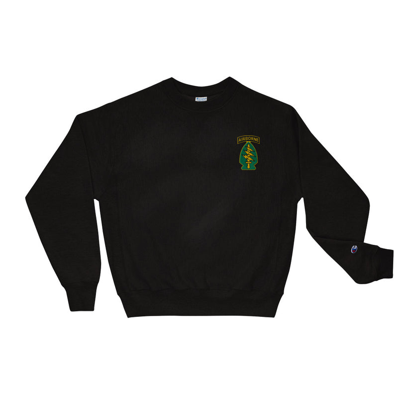 Special Forces Airborne Champion Sweatshirt - Black
