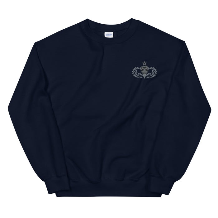 Senior Parachutist Unisex Sweatshirt - Navy