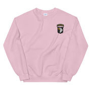 101st Airborne Unisex Sweatshirt - Light Pink