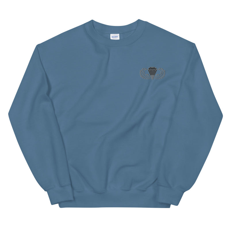 Basic Parachutist Unisex Sweatshirt - Indigo Blue