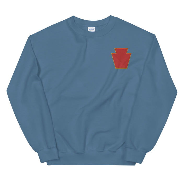 28th Infantry Division Unisex Sweatshirt - Indigo Blue