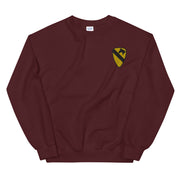 1st Cavalry Division Unisex Sweatshirt - Maroon