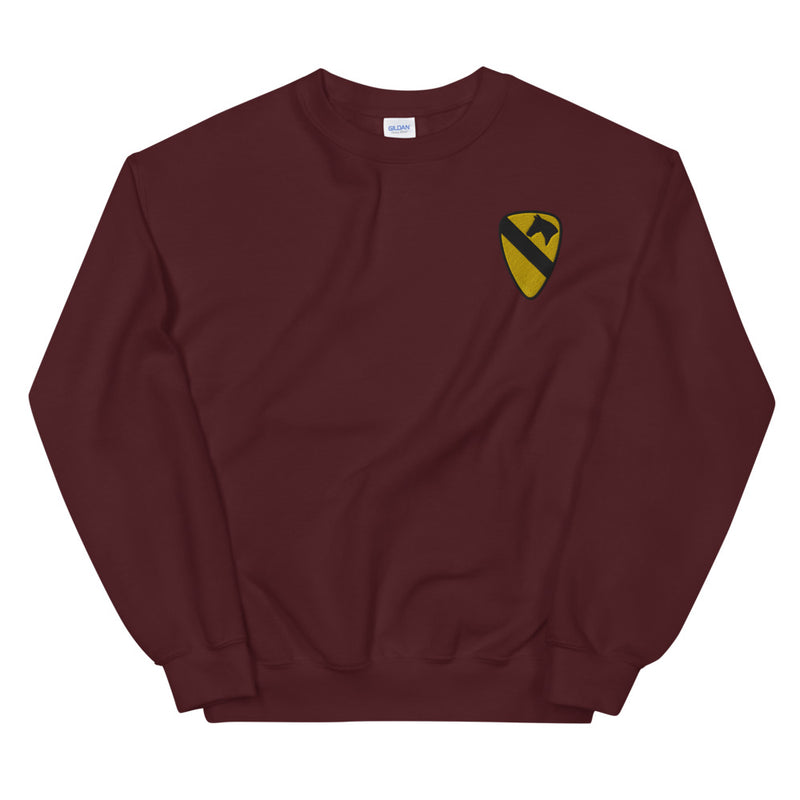1st Cavalry Division Unisex Sweatshirt - Maroon