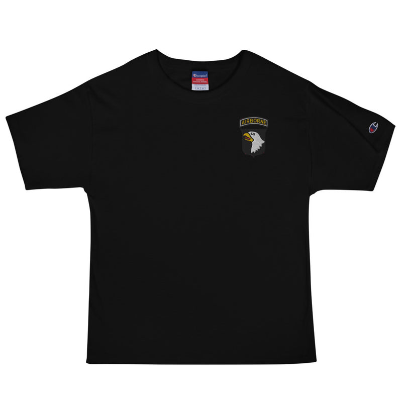 101st Airborne Men's Champion T-Shirt - Black