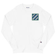 3rd Infantry Division Men's Champion Long Sleeve Shirt - White