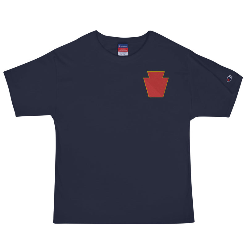 28th Infantry Division Men's Champion T-Shirt - Navy