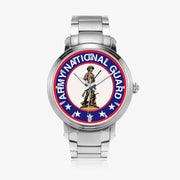 US Army National Guard-46mm Automatic Steel Strap Silver Watch
