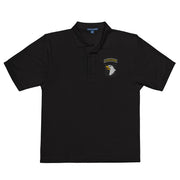 101st Airborne Premium Polo Shirt - Black
