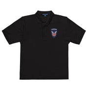 11th Airborne Division Premium Polo Shirt - Black
