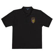 13th Airborne Division Premium Polo Shirt - Black