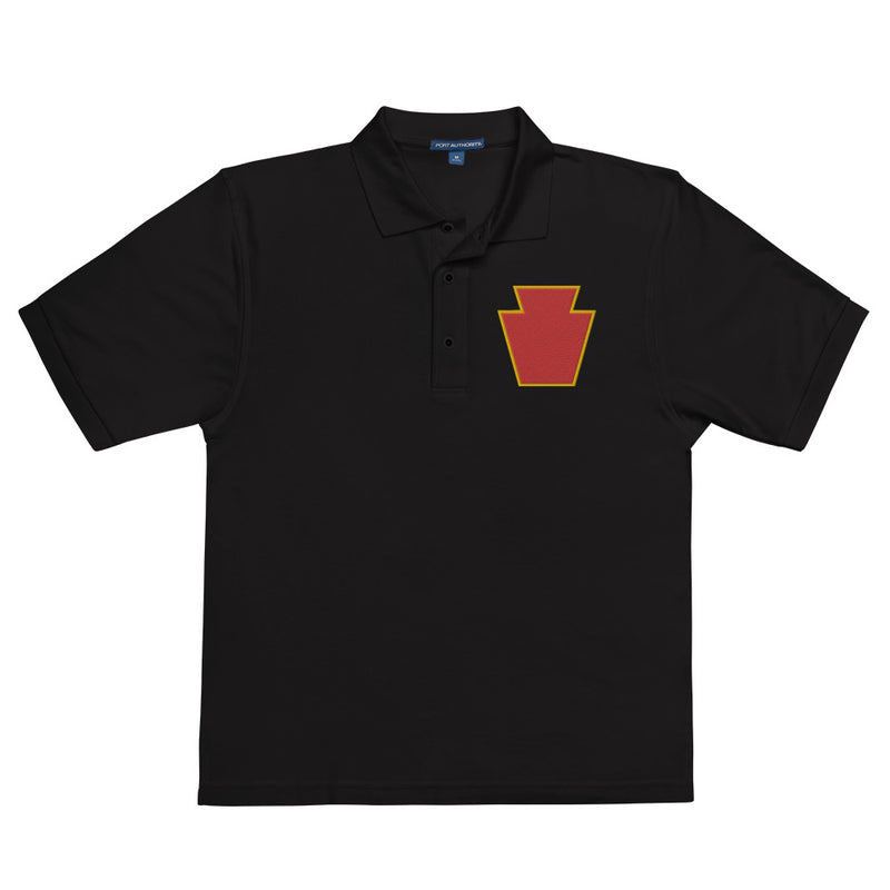 28th Infantry Division Premium Polo Shirt - Black