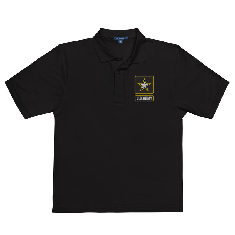 United States Army Premium Polo Shirt - Black