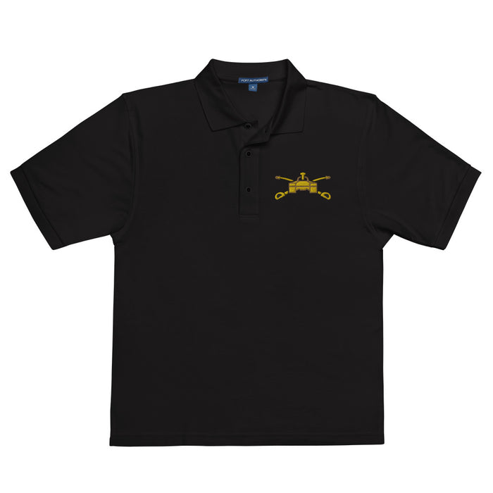 Army Armor Premium Polo Shirt - Black