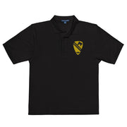 1st Air Cavalry Brigade Premium Polo Shirt - Black
