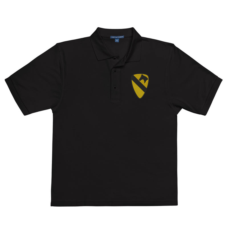 1st Cavalry Division Premium Polo Shirt - Black
