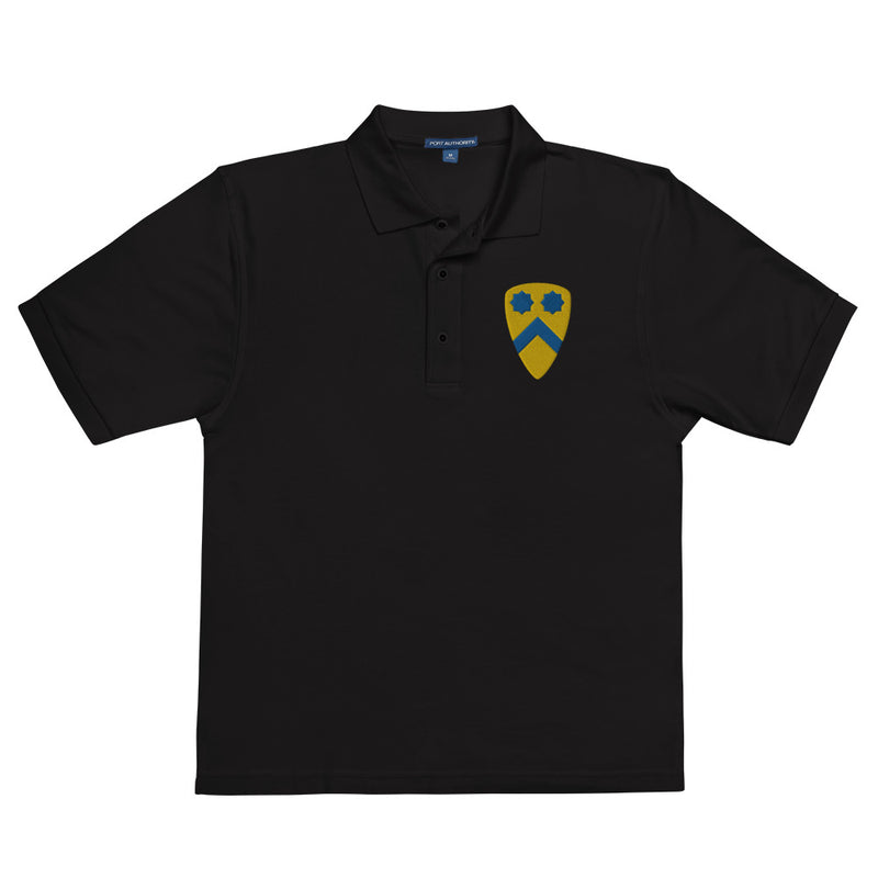 2nd Cavalry Division Premium Polo Shirt - Black