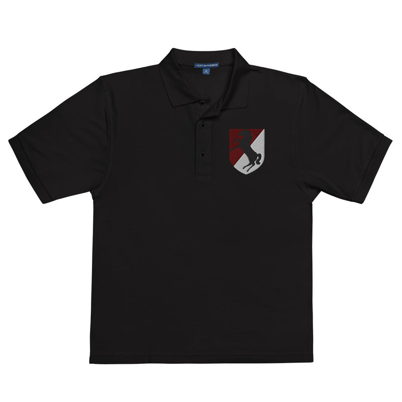 11th Armored Cavalry Regiment Premium Polo Shirt - Black