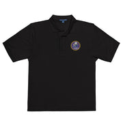 Navy Seabees Premium Polo Shirt - Black