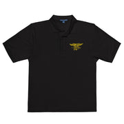 Navy Seals Premium Polo Shirt - Black