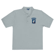 173rd Airborne Brigade Premium Polo Shirt - Cool Heather