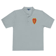25th Infantry Division Premium Polo Shirt - Cool Heather