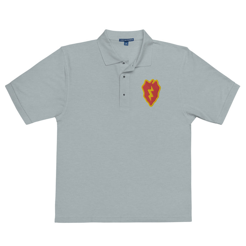 25th Infantry Division Premium Polo Shirt - Cool Heather