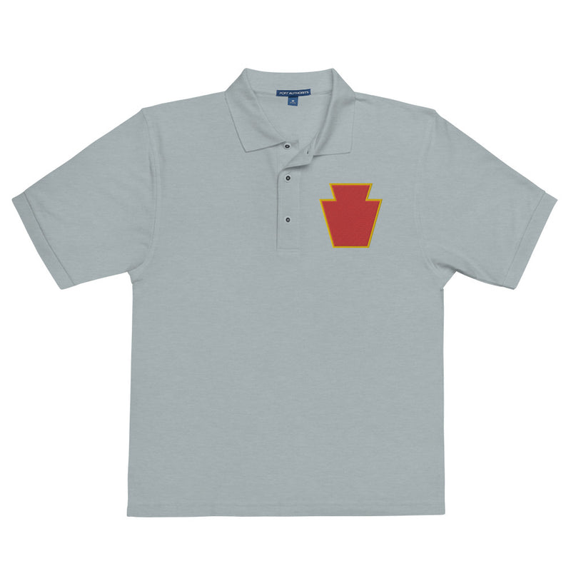 28th Infantry Division Premium Polo Shirt - Cool Heather