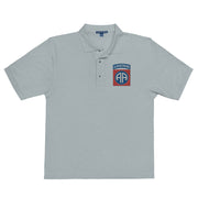 82nd Airborne Division Premium Polo Shirt - Cool Heather