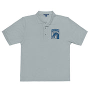XVIII Airborne Corps Premium Polo Shirt - Cool Heather
