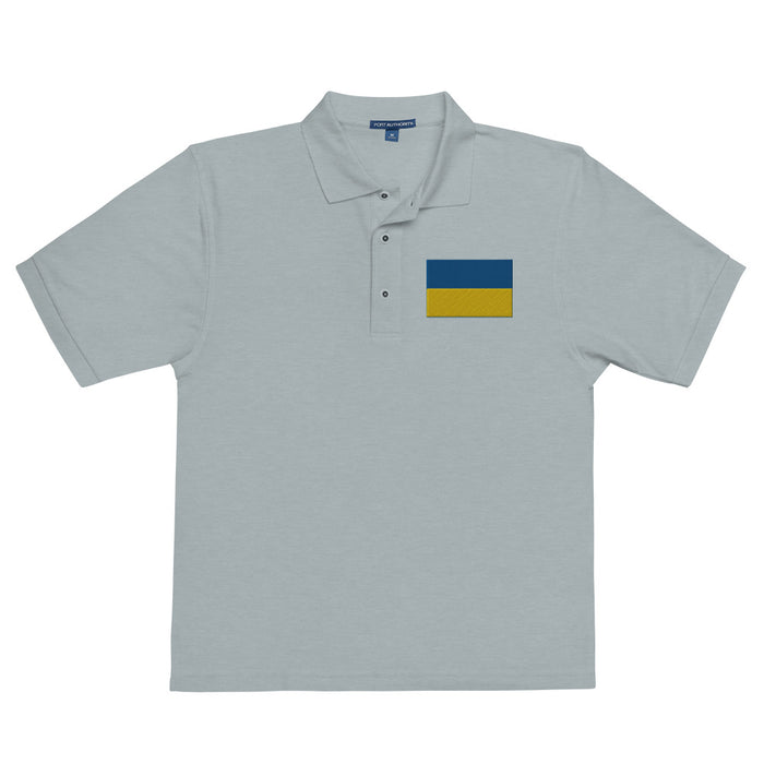 Ukrainian Flag Premium Polo Shirt