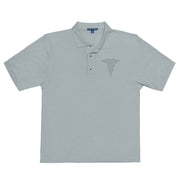 Hospital Corpsman Premium Polo Shirt - Cool Heather