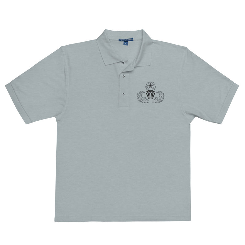 Master Parachutist Premium Polo Shirt - Cool Heather