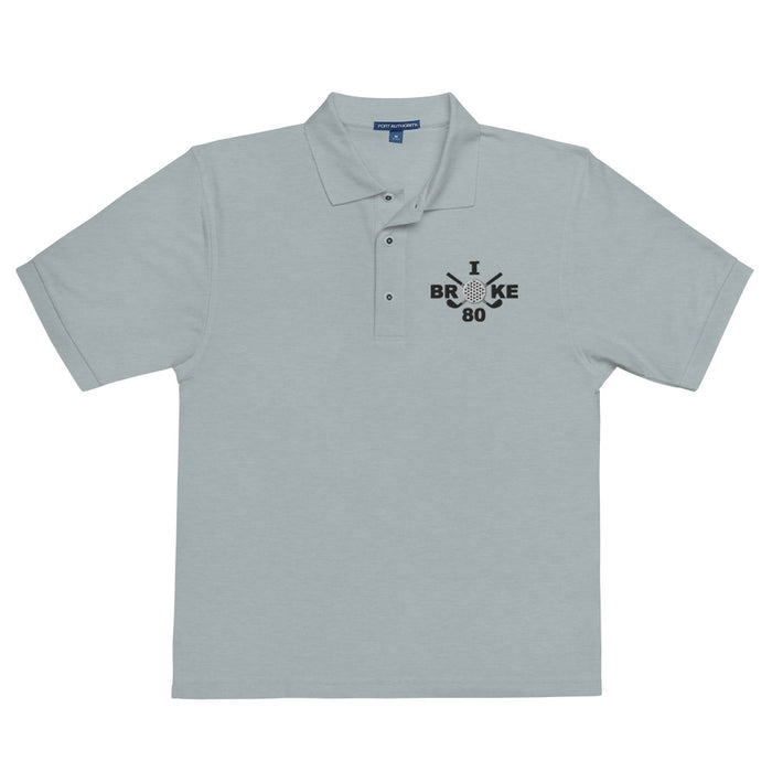 Golf Shirt - I Broke 80 Men's Polo