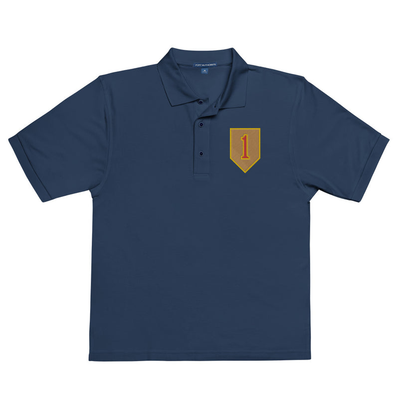 1st Infantry Division Premium Polo Shirt - Navy