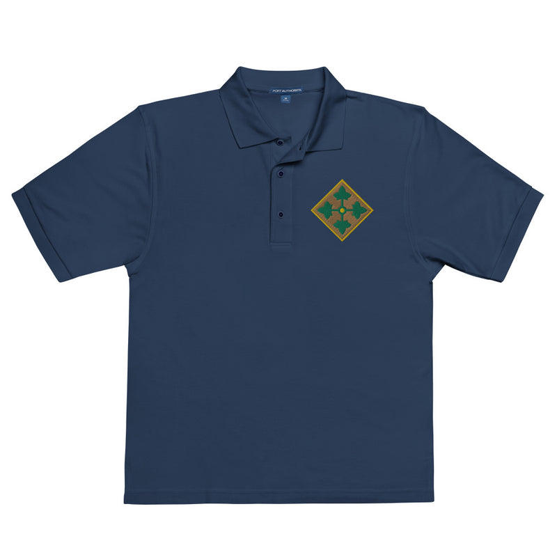 4th Infantry Division Premium Polo Shirt - Navy