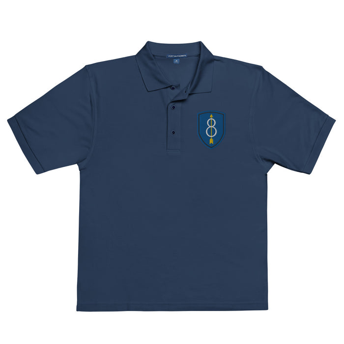 8th Infantry Division Premium Polo Shirt - Navy