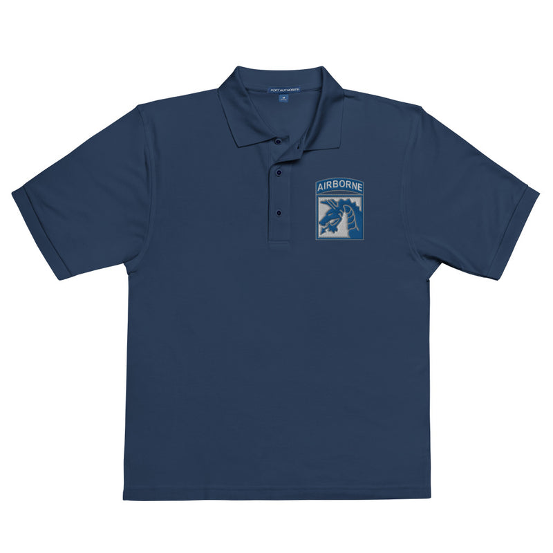 XVIII Airborne Corps Premium Polo Shirt - Navy